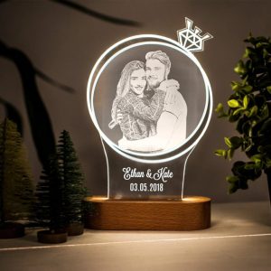 3D Night Romantic Lamp
