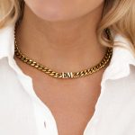 Ciara Initial Choker Necklace - Image 2