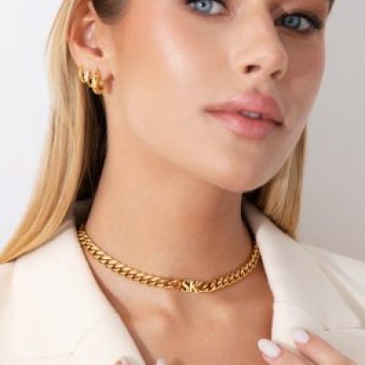 Ciara Initial Choker Necklace