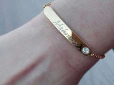 Custom Engraved Name Bracelet