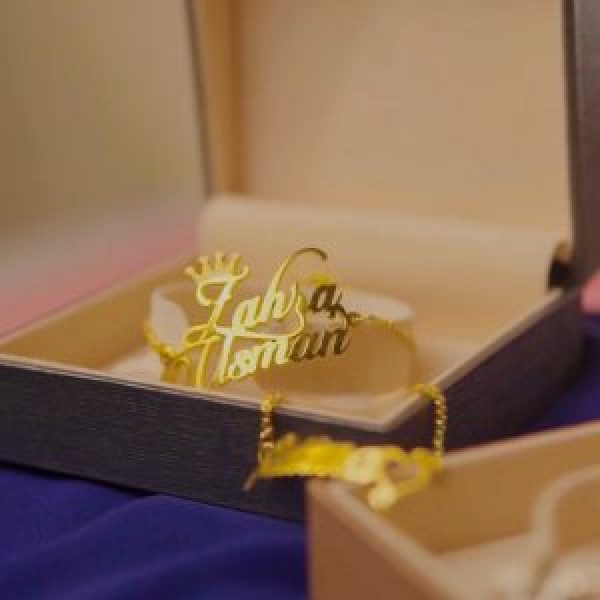 Custom Name Crown Bracelet