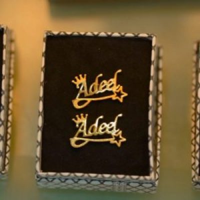 Custom Name Star Studs