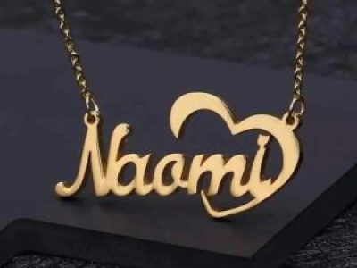 Custom Necklace with Heart Design