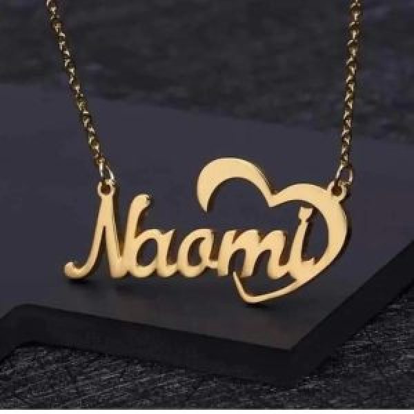 Custom Necklace with Heart Design