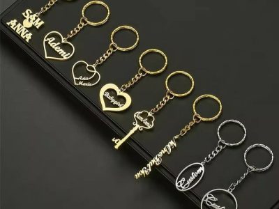 Custom Name Metal Keychain