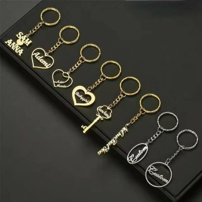 Custom Name Metal Keychain