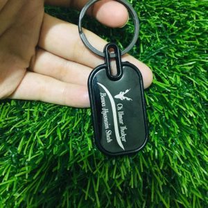 Custom Engraved Metal Keychain