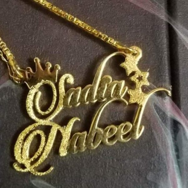 Personalized Gold Plated Necklace