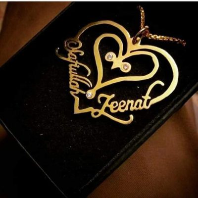 Personalized Heart Name Necklace