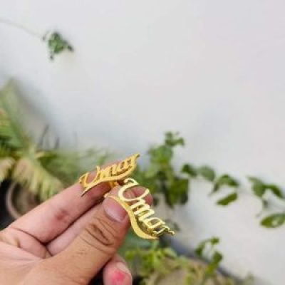 Customize Cufflinks with Your Name