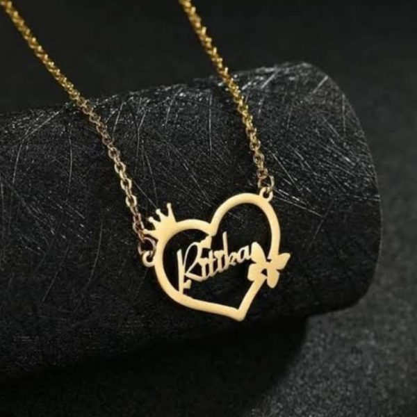 Personalized Heart Name Necklace