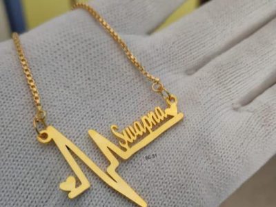 Personalized Heartbeat Necklace