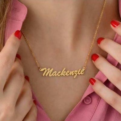 Custom Name Golden Necklace