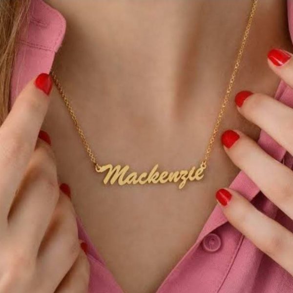 Custom Name Golden Necklace