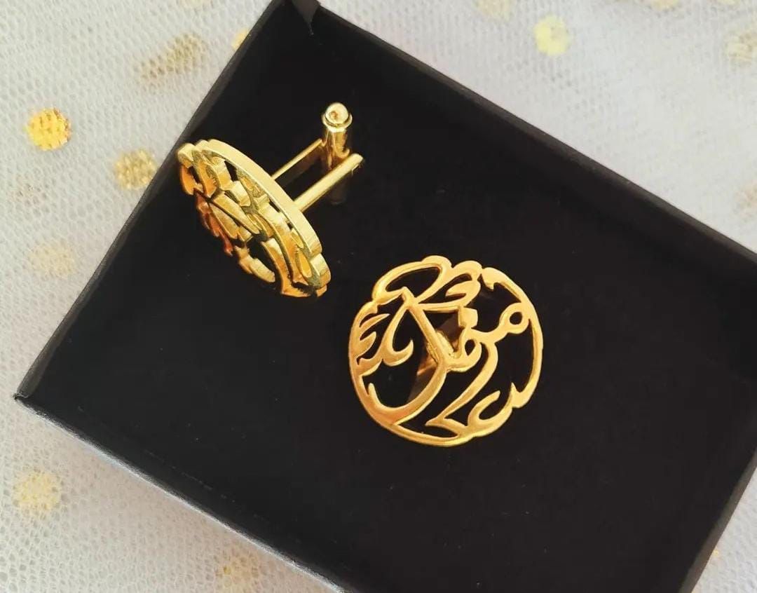 Customized Arabic Cufflinks - Image 4