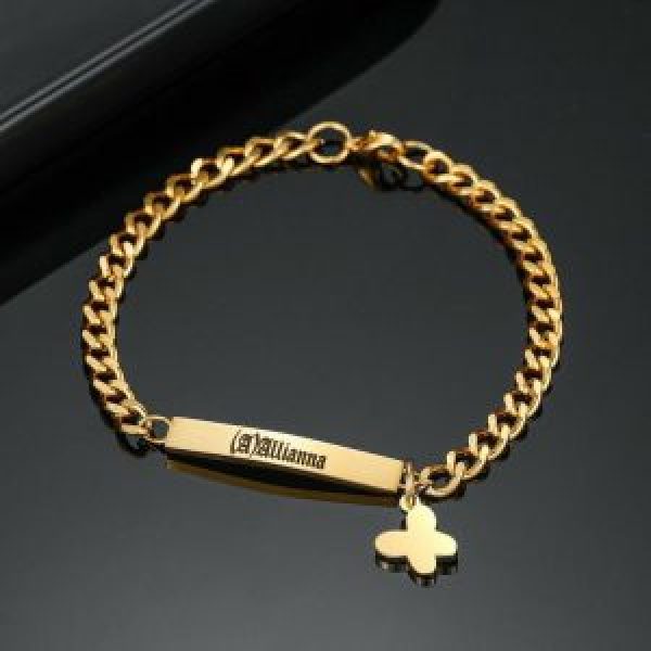 Customized Engraved Name Bracelet