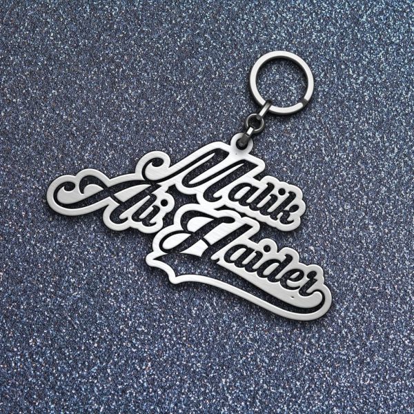 Custom Name Steel Keychain