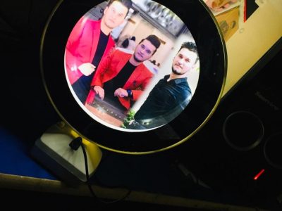 Custom Picture Frame Lamp