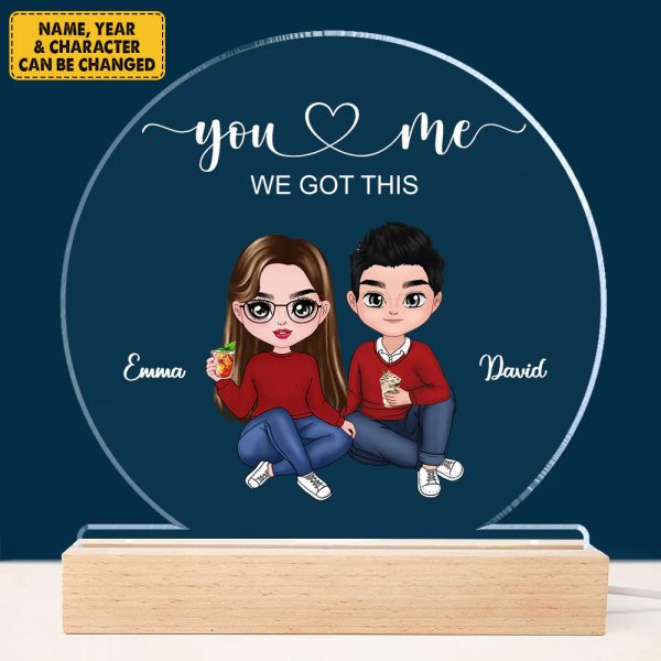 Doll Couple Sitting Lamp