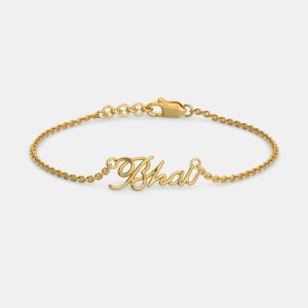 Personalized Name Gold Bracelet