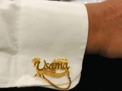 Special Customize Name Cufflinks