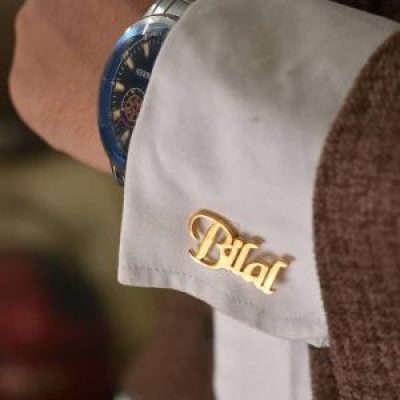 Stylish Name Cufflinks
