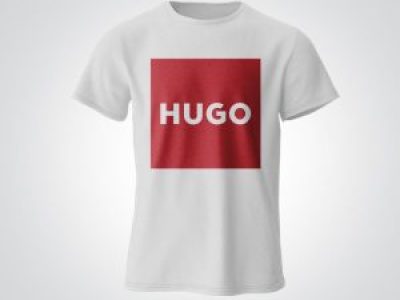 Custom Hugo White T-Shirt