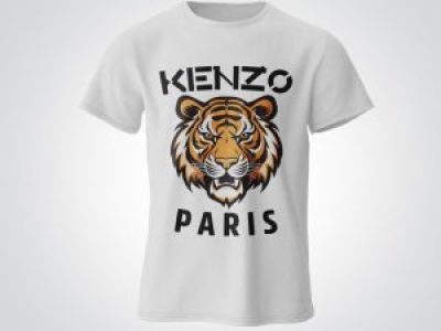 Custom Kenzo White Graphic