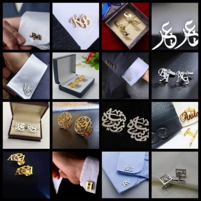 Customize Cufflink With Your Name