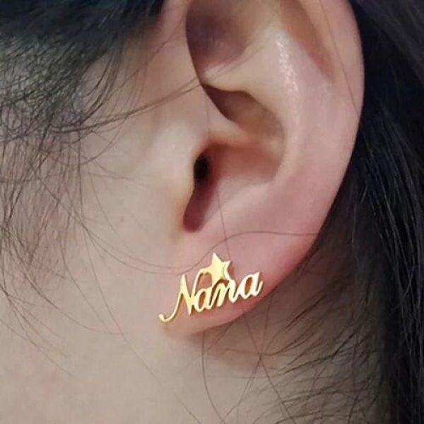 Customized Named Earring
