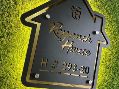 Customized House Name Plate