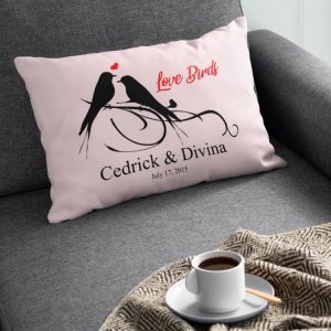 Customized Lovebird Cushion